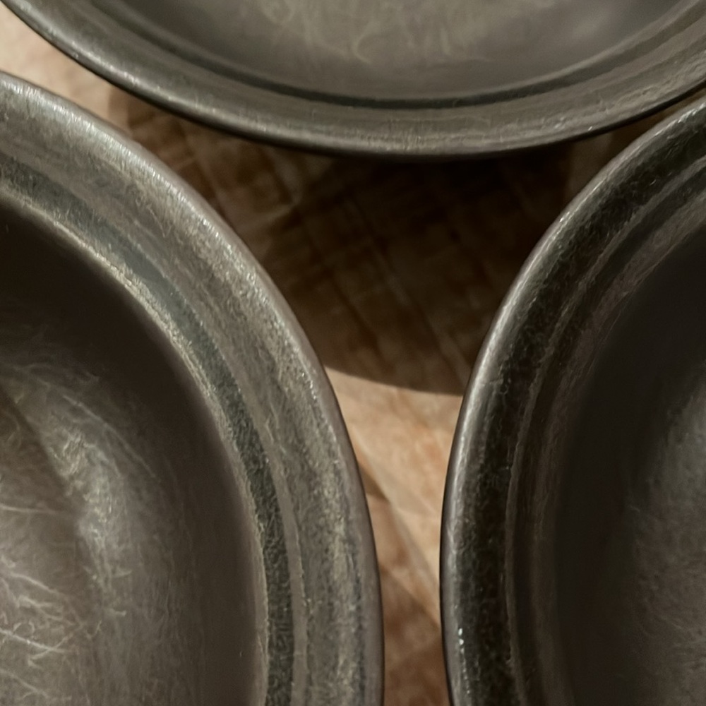 Pfaltzgraff Midnight Sun Black Soup/Cereal Bowls, Set of 4 - Picture 3 of 6